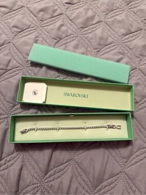Swarovski Silver Crystal Tennis Bracelet
